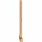 Ekena Millwork Eugene Smooth Timber Gable Bracket, Western Red Cedar, 96"W x 60"H x 3 1/2"D x 3 1/2"F, 15/12 Pitch GBW096X60X0404EUG00SWR - alternate 2